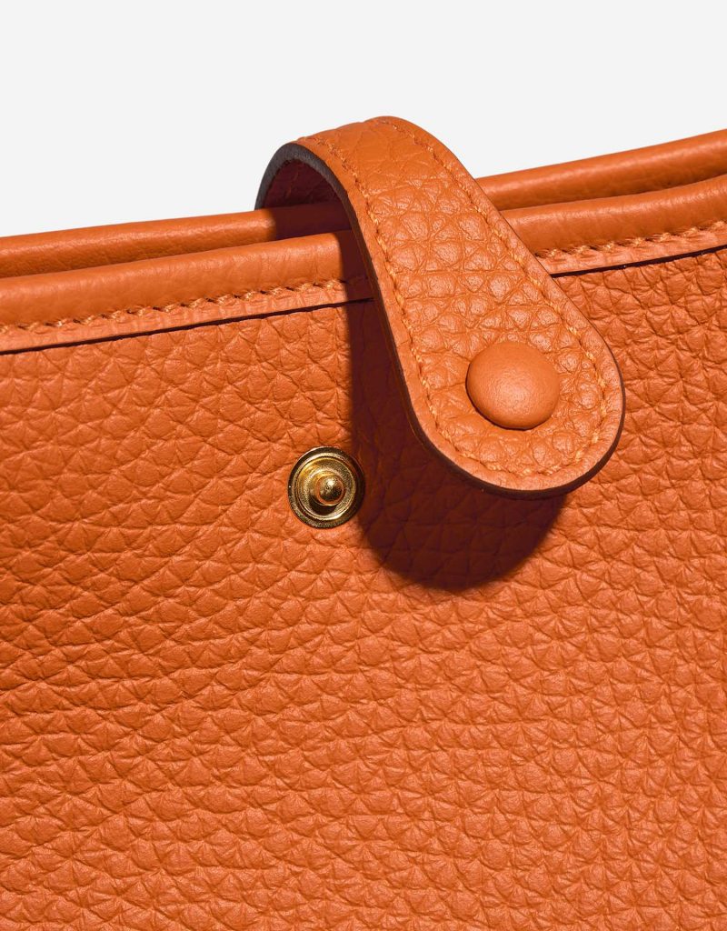 Hermès Evelyne 16 Taurillon Clémence Orange SACLÀB