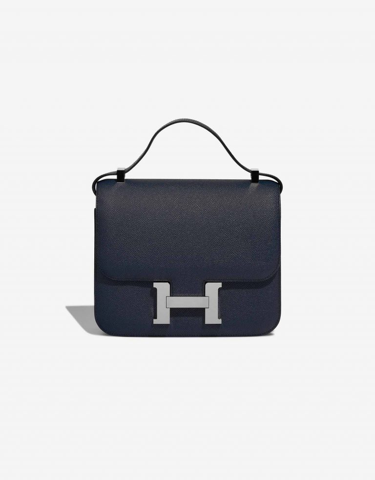 Hermès Constance 24 BleuIndigo Front  | Sell your designer bag on Saclab.com