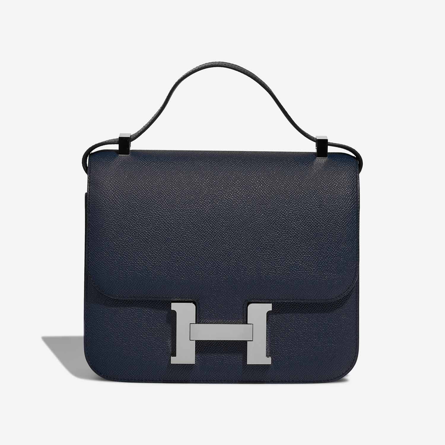 Hermès Constance 24 BleuIndigo Front  S | Sell your designer bag on Saclab.com