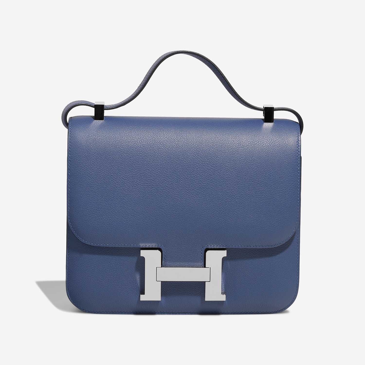Hermès Constance 24 BleuBrighton Front  S | Sell your designer bag on Saclab.com