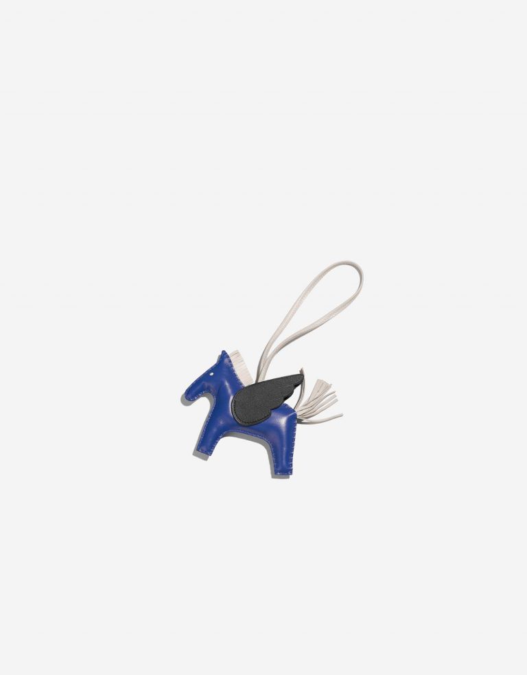 Hermès Rodeo Pegasus MM BluedeFrance-Black-Craie Front | Vendez votre sac de créateur sur Saclab.com