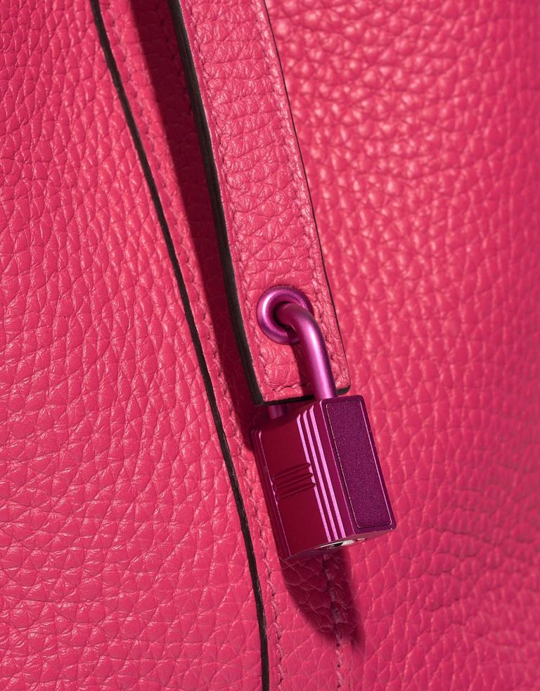 Hermès Picotin 18 RoseMexico Système de fermeture | Vendez votre sac de créateur sur Saclab.com