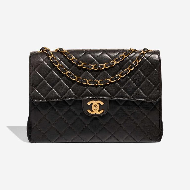 Chanel Timeless Jumbo Black Front  S | Sell your designer bag on Saclab.com