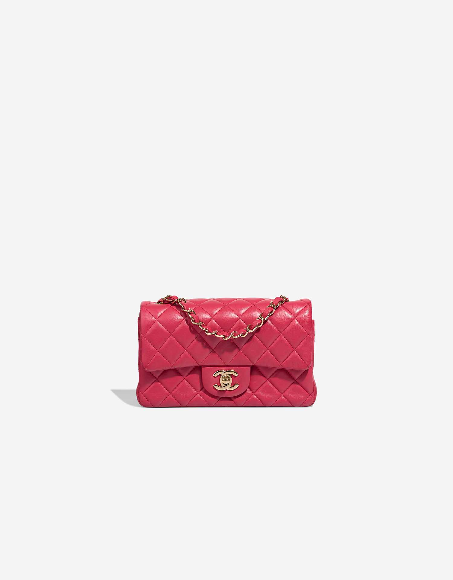 Chanel Timeless Mini Rectangular Lamb Berry Pink | SACLÀB