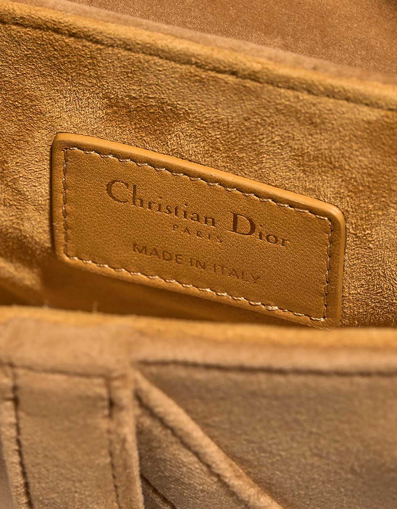 Dior Saddle Mini Camel Logo  | Sell your designer bag on Saclab.com