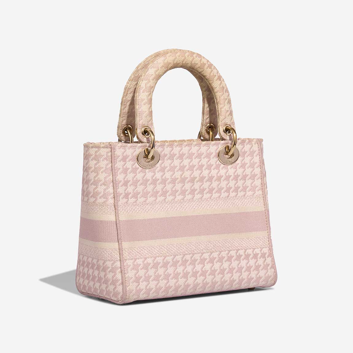 Dior LadyD-Lite Medium Beigerose Side Back | Sell your designer bag on Saclab.com