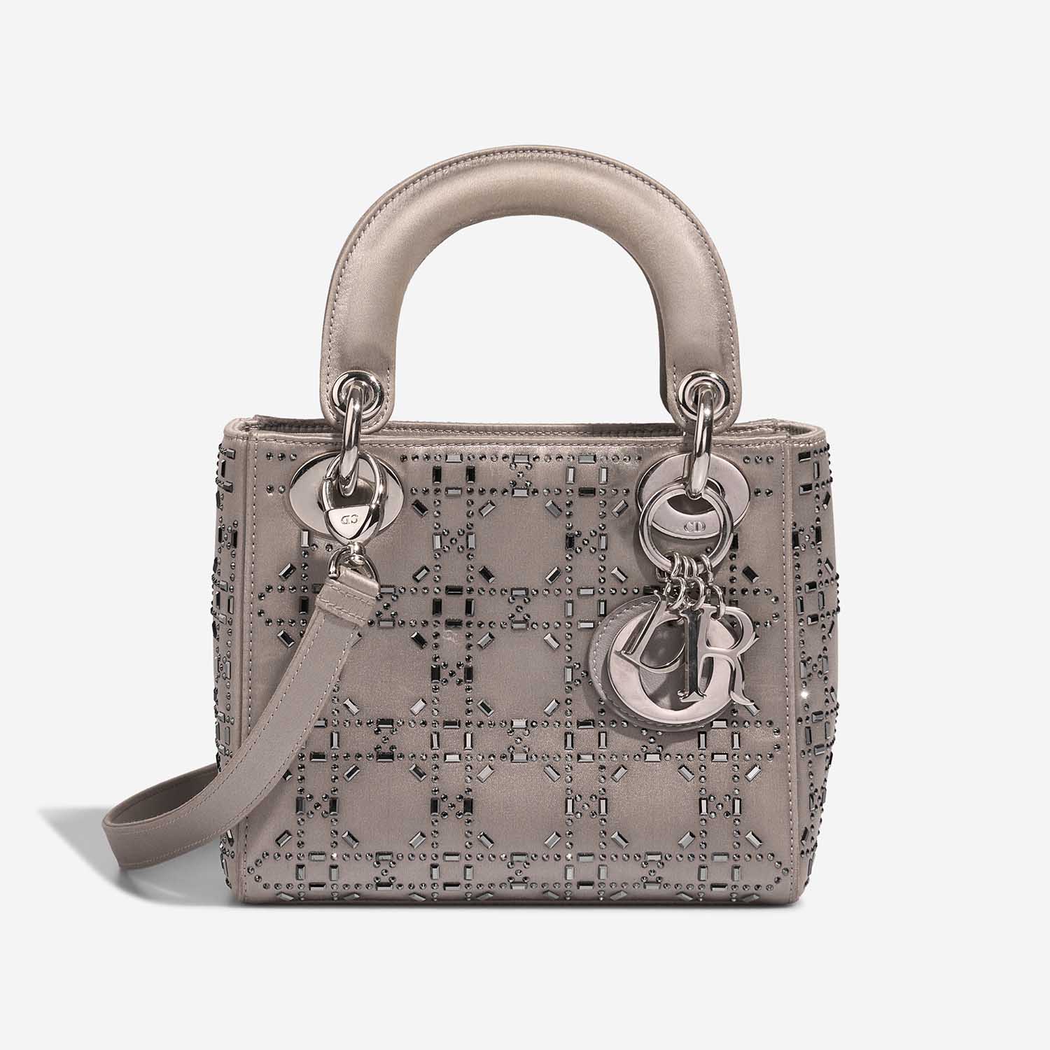 Dior Lady Mini Taupe Front  S | Sell your designer bag on Saclab.com