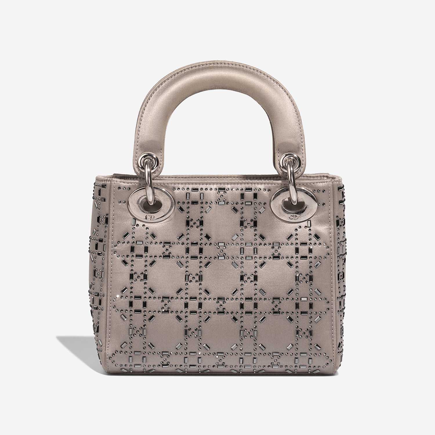 Dior Lady Mini Taupe Back  | Sell your designer bag on Saclab.com