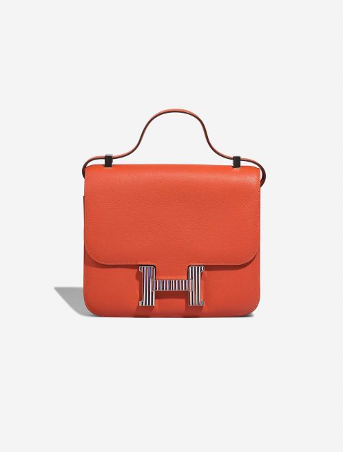 Hermès Constance 24 OrangePoppy Front | Vendez votre sac de créateur sur Saclab.com