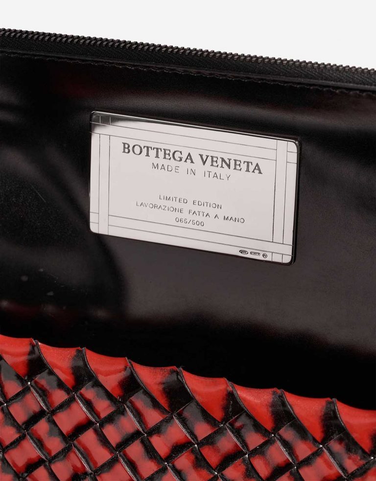 BottegaVeneta Cabat Large Red-Black Logo  | Sell your designer bag on Saclab.com