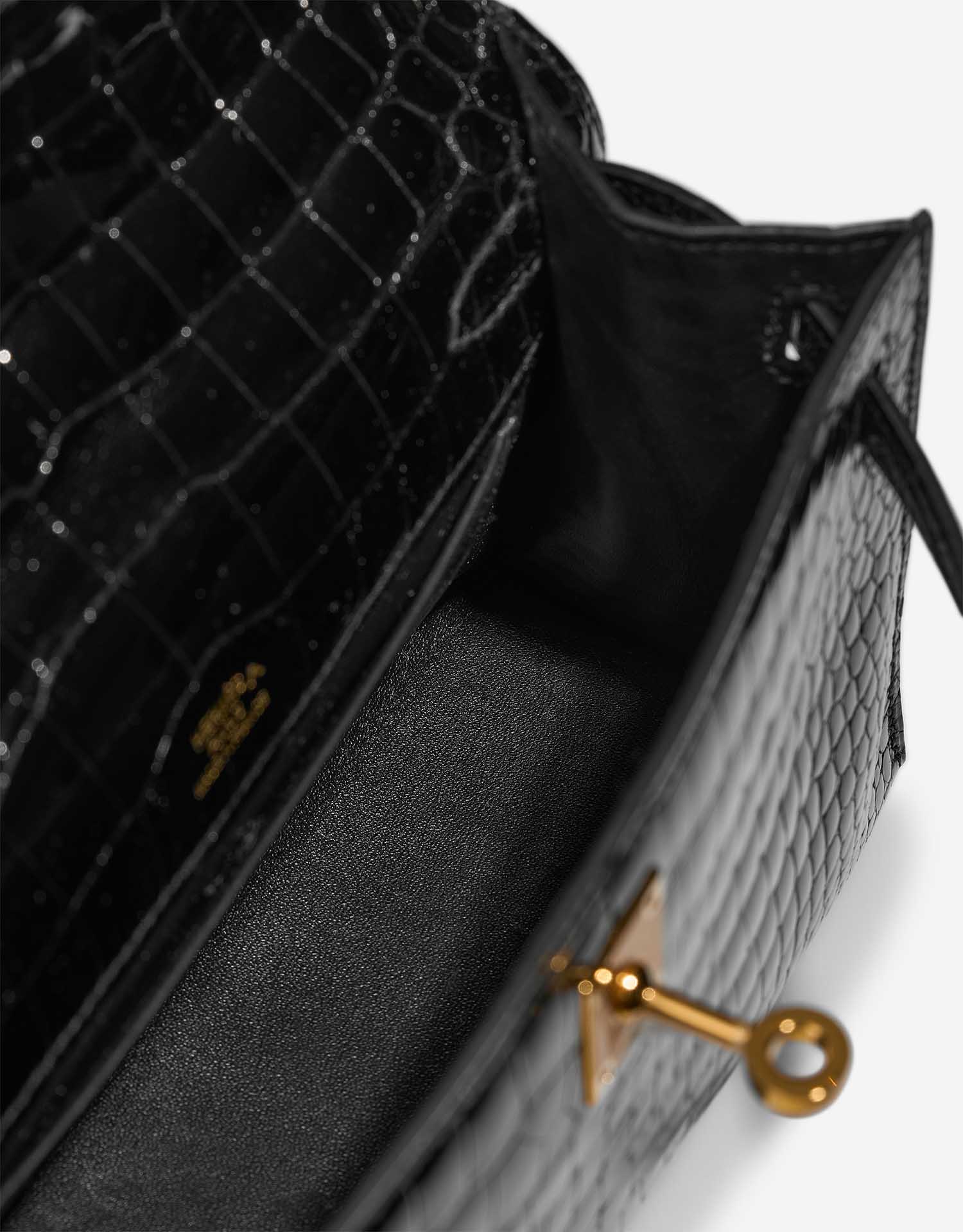 Hermès Kelly Pochette Black Inside  | Sell your designer bag on Saclab.com