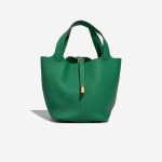 Hermès Picotin 22 Taurillon Clémence Vert Jade Front | Vendre votre sac de créateur