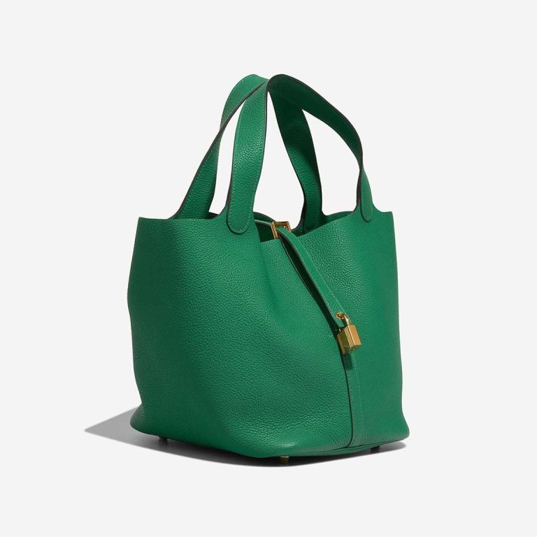 Hermès Picotin 22 Taurillon Clémence Vert Jade | Vendre votre sac de créateur