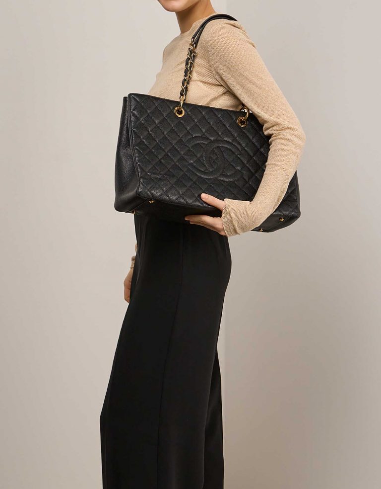 Chanel GST Grande Black Front | Vendez votre sac de créateur sur Saclab.com