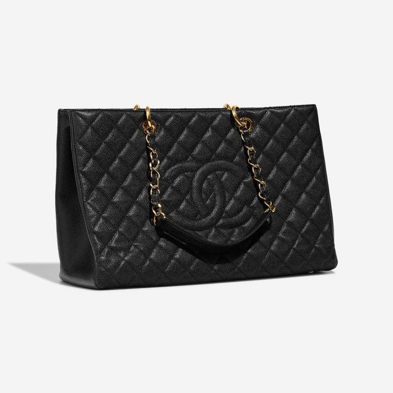 Chanel GST Grande Black Side Front  | Sell your designer bag on Saclab.com