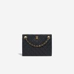 Chanel Clutch Lammleder Black Front | Verkaufen Sie Ihre Designer-Tasche