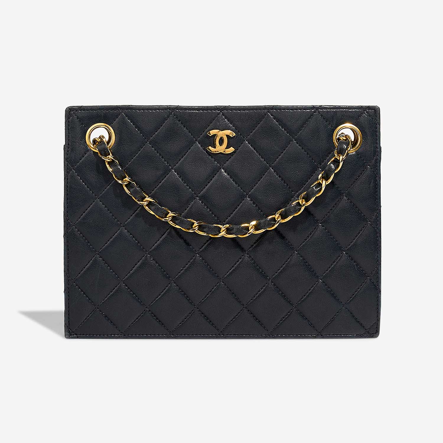 Chanel Clutch OneSize Navy Front  S | Sell your designer bag on Saclab.com
