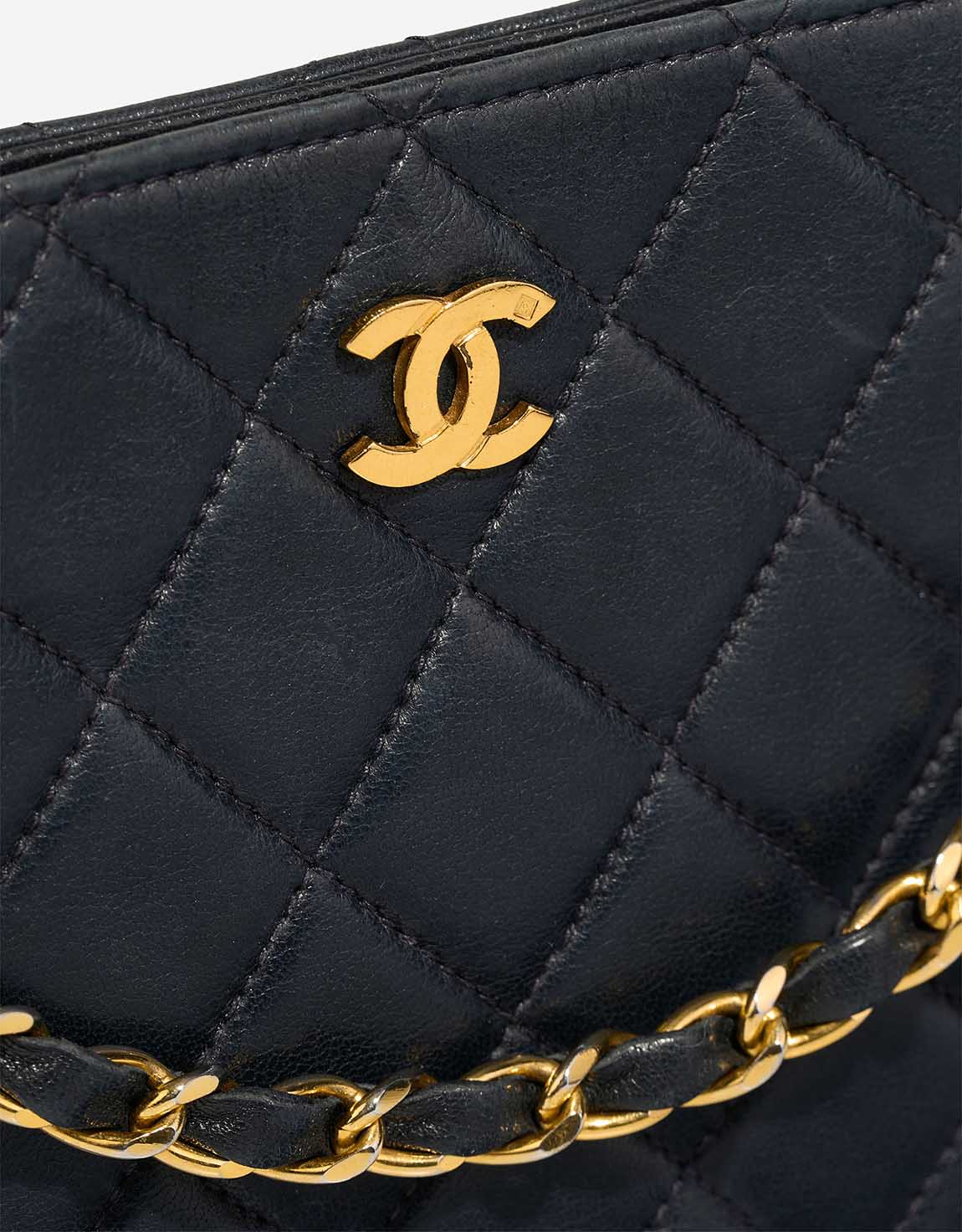 Chanel Clutch OneSize Navy Closing System  | Sell your designer bag on Saclab.com