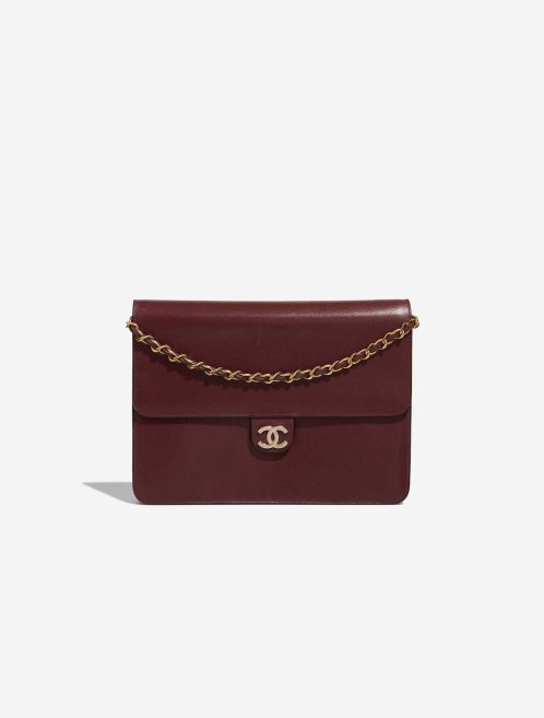 Chanel Timeless Medium Lamb Burgundy Front | Sell your designer bag