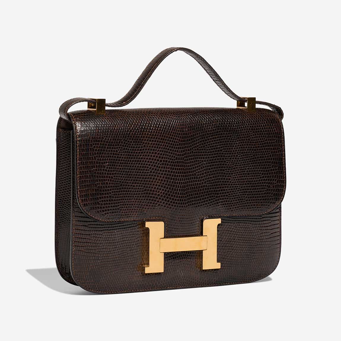 Hermès Constance 24 Marron Side Front  | Sell your designer bag on Saclab.com
