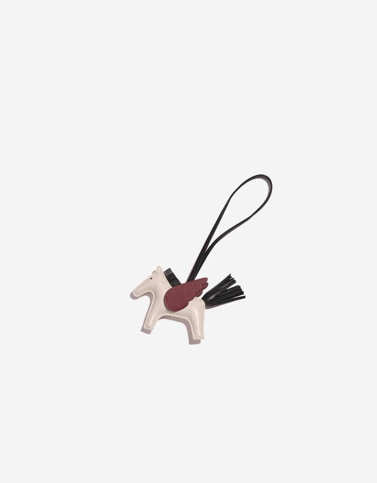 Hermès Rodeo Pegasus PM Milo Schwarz / Craie / Rouge H Front | Verkaufen Sie Ihre Designer-Tasche