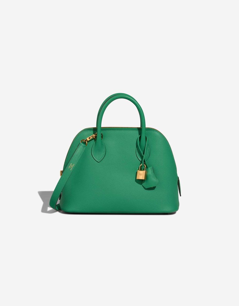 Hermès Bolide 27 Evercolor Menthe Front | Vendez votre sac de créateur