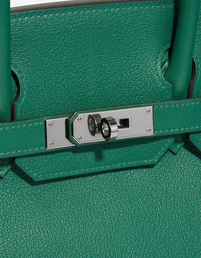 Hermès Birkin 30 Taurillon Clémence Vert Vertigo Système de fermeture | Vendre votre sac de créateur