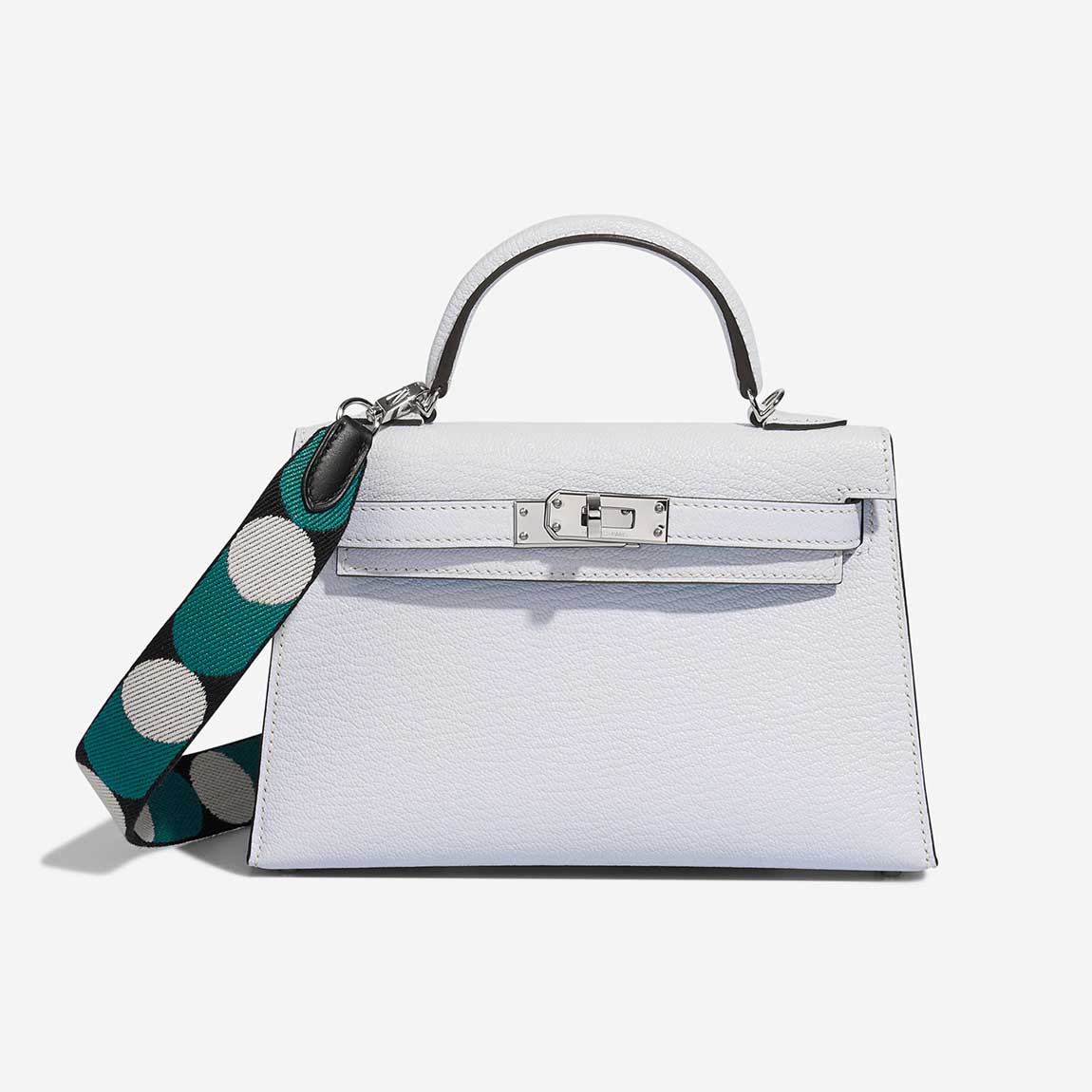 Hermès Kelly Mini Epsom Bleu Brume Front | Sell your designer bag