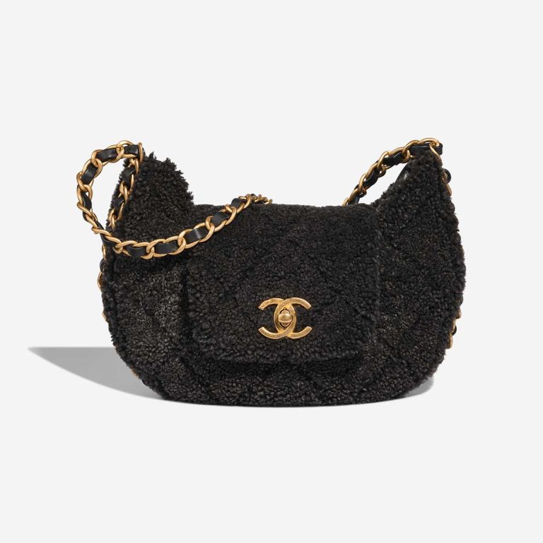 Chanel Hobo Shearling Brown Front | Verkaufen Sie Ihre Designer-Tasche