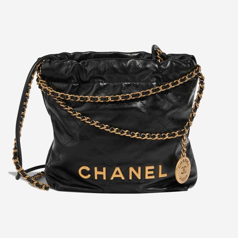 Chanel 22 Mini Calf Black Front | Vendez votre sac de créateur