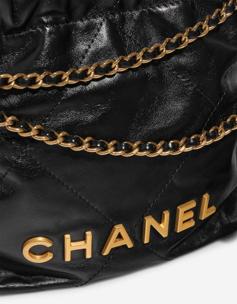 Chanel 22 Mini Calf Noir Système de fermeture | Vendez votre sac de créateur