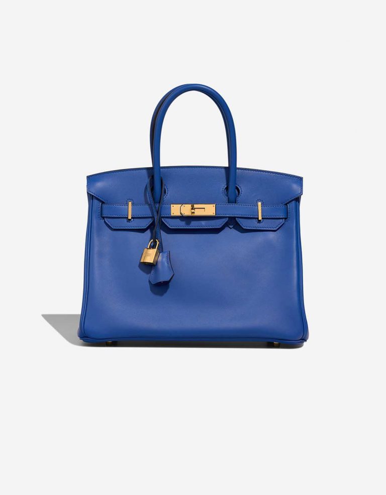 Hermès Birkin 30 BleuDeFrance Front | Vendez votre sac de créateur sur Saclab.com