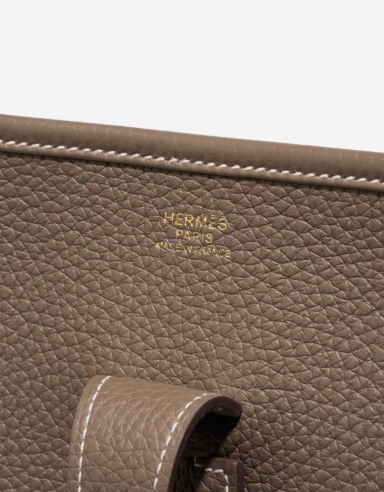 Hermès Evelyne 33 Clémence Étoupe Logo | Sell your designer bag