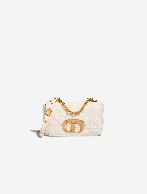Dior Caro Small Calf White Front | Sell your designer bag