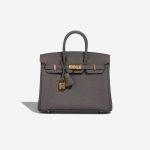 Hermès Birkin 25 Togo Gris Meyer Front | Vendez votre sac de créateur