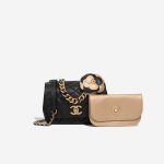 Chanel Timeless Mini Square Lammleder Schwarz / Gold Front | Verkaufen Sie Ihre Designer-Tasche