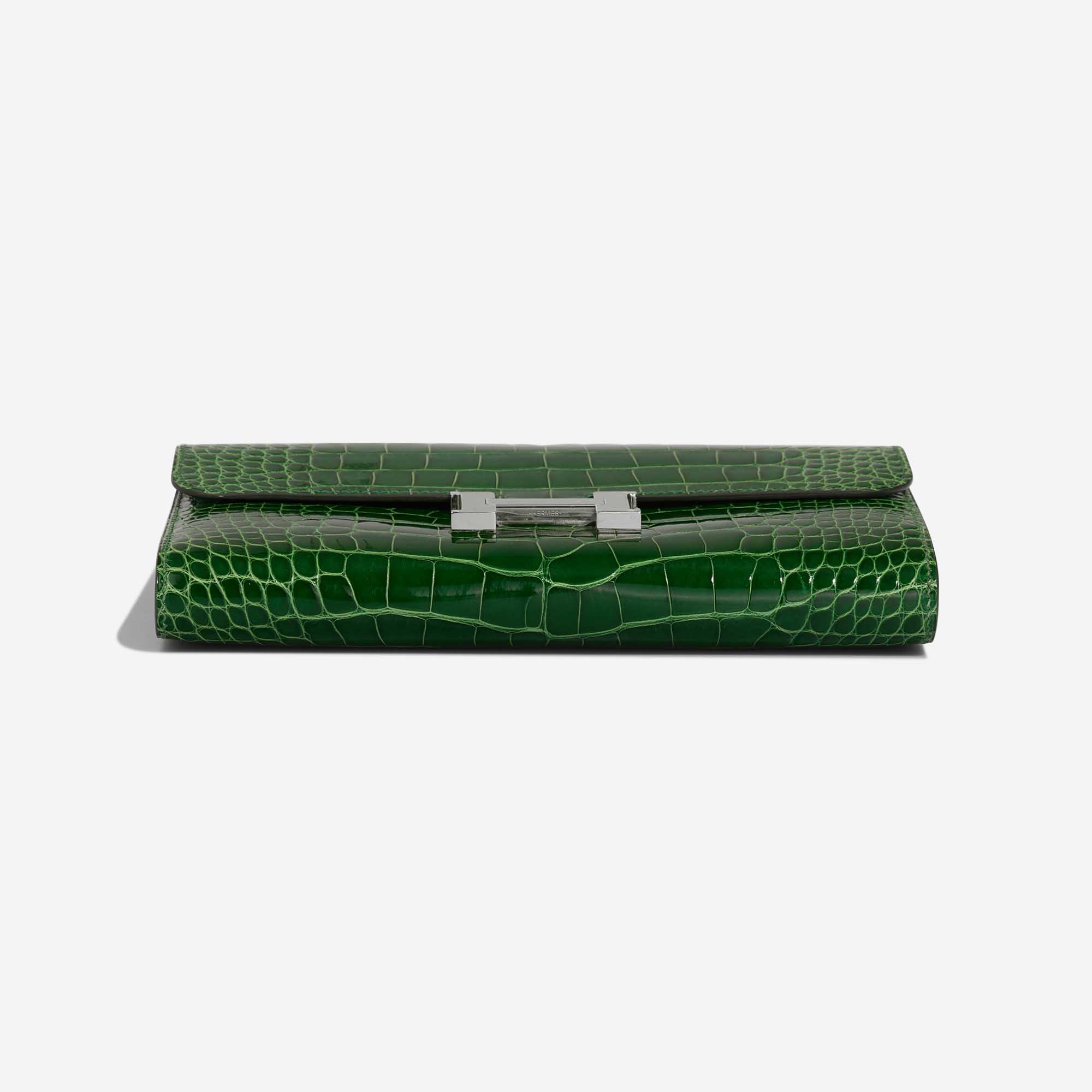 Hermès Constance Long Wallet Alligator Mississippi Vert Cactus | Sell your designer bag