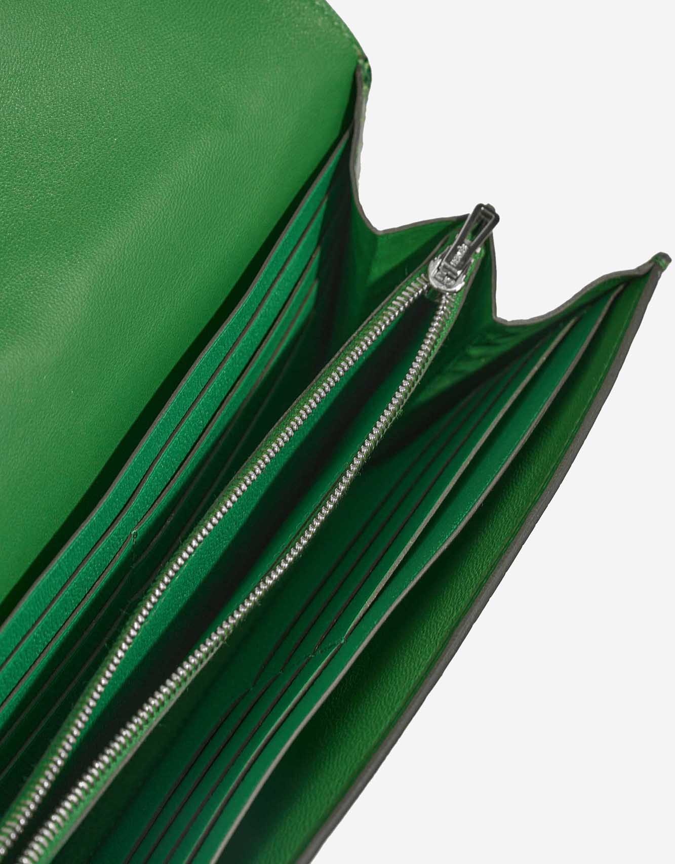 Hermès Constance Long Wallet Alligator Mississippi Vert Cactus Inside | Sell your designer bag
