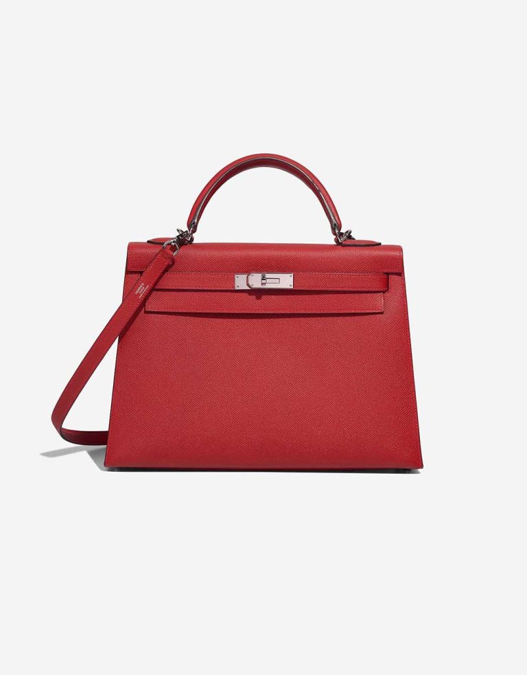 Hermès Kelly 32 Epsom Rouge Casaque Front | Verkaufen Sie Ihre Designer-Tasche