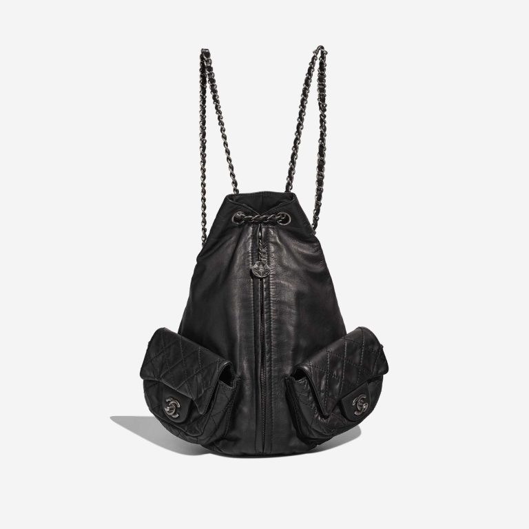 Chanel Backpack Lamb Anthracite Front | Sell your designer bag