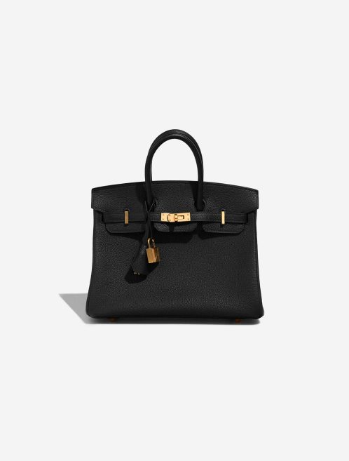 Hermès Birkin 25 Togo Black Front | Vendez votre sac de créateur