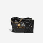 Chanel 22 Small Lamb Black Front | Sell your designer bag