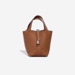 Hermès Picotin 18 Taurillon Clémence Gold Front | Sell your designer bag