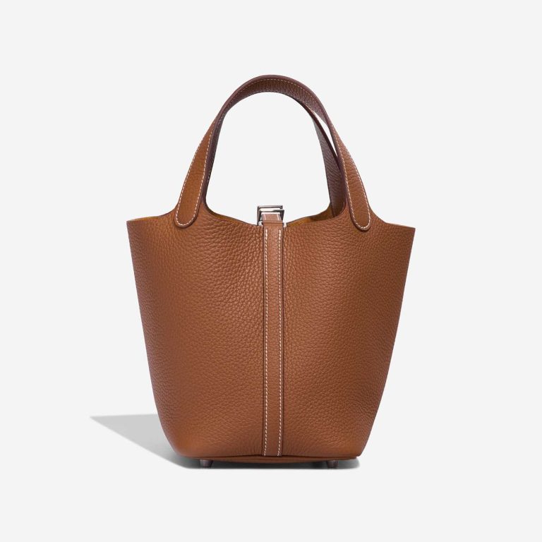 Hermès Picotin 18 Taurillon Clémence Gold | Vendre votre sac de créateur