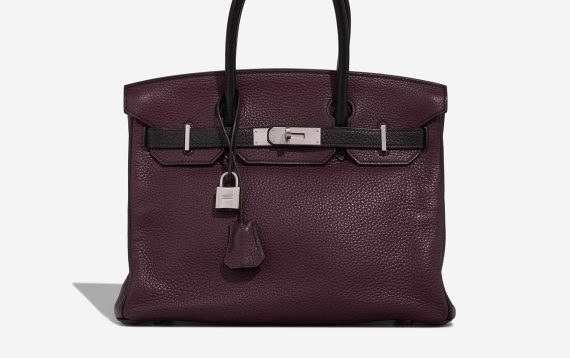 Hermès Birkin HSS 30 Togo Prune / Black Front | Sell your designer bag