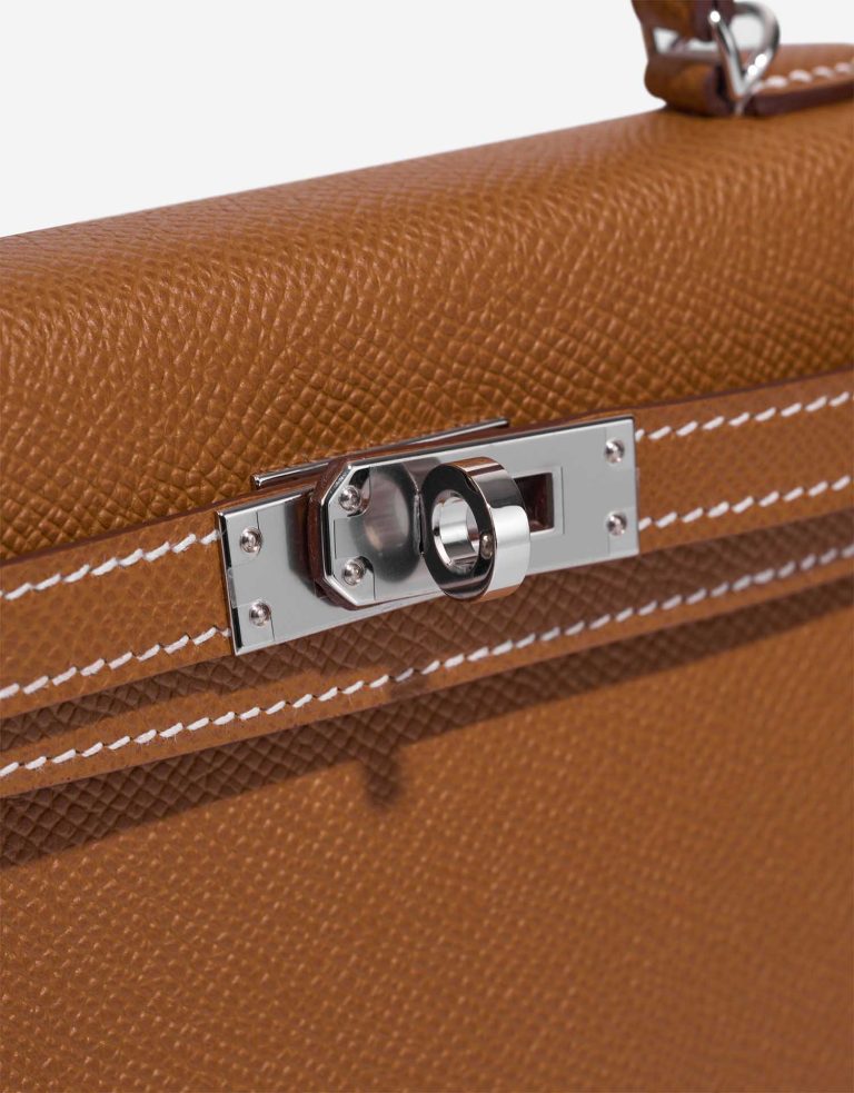 Hermès Kelly Mini Epsom Gold Closing System | Sell your designer bag