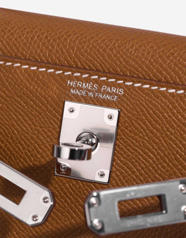 Hermès Kelly Mini Epsom Gold Logo | Sell your designer bag