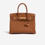 Hermès Birkin 30 Togo Leather Gold Front | Sell your designer bag