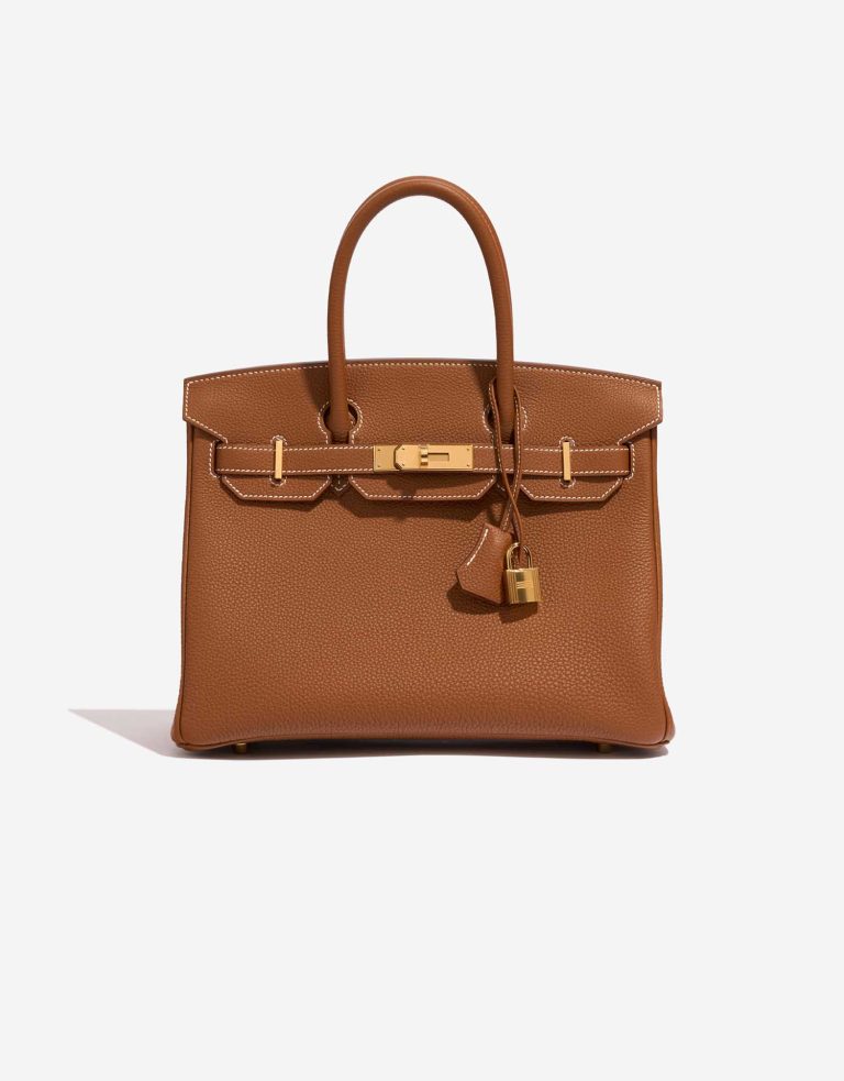 Hermès Birkin 30 Togo Leather Gold Front | Sell your designer bag