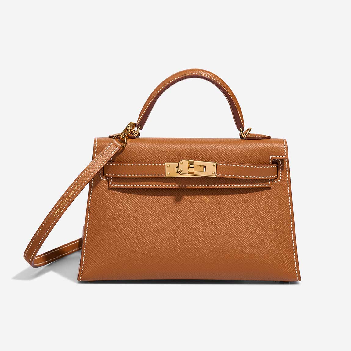 Hermès Kelly Mini Epsom Gold Front | Sell your designer bag